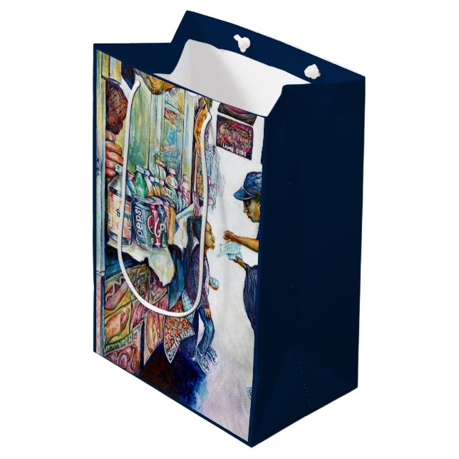 Sacola Para Presentes Média Ultimately Produces Hope Gift Bag (Frente inclinada)