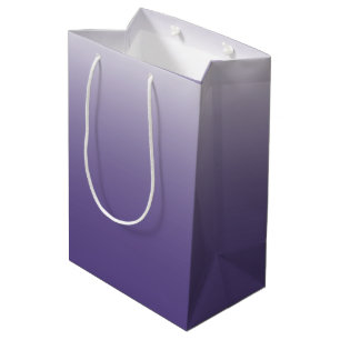 Sacola Para Presentes Média ultravioleta do ombre do inclinação do Dois-tom