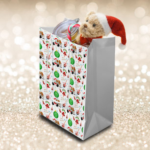 Sacola Para Presentes Média Um Cavaleiro Muito Feliz Rei Charles Christmas