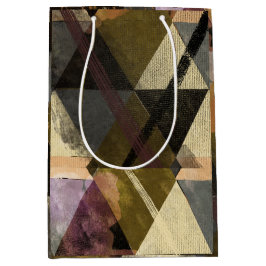 Sacola Para Presentes Média Um design abstrato moderno