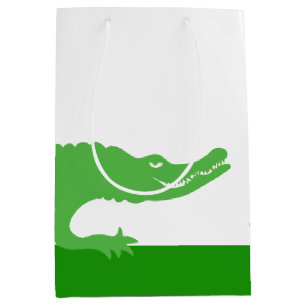 Sacola Para Presentes Média Um Gator Invadido
