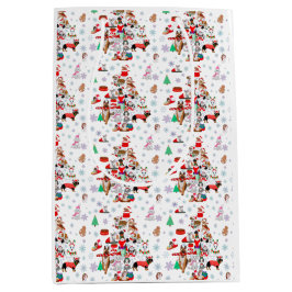 Sacola Para Presentes Média Um Natal Canino Muito Alegre