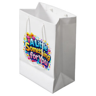 Sacola Para Presentes Média Um Pequeno Presente para Você – Presente Colorido