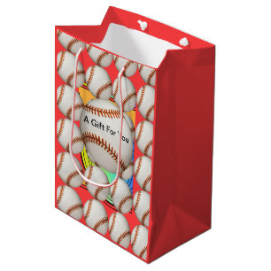 Sacola Para Presentes Média Um Presente Para Você Beisebol