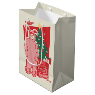 Sacola Para Presentes Média Uma história de Natal Coelhinho de Páscoa Derang