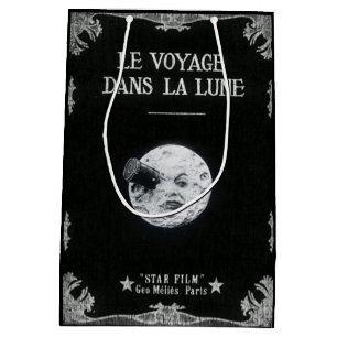 Sacola Para Presentes Média Uma viagem ao vintage de Lune do la dos dans de Le