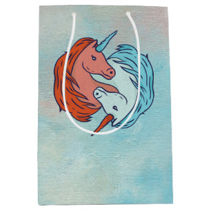 Sacola Para Presentes Média Unicorn Yin Yang