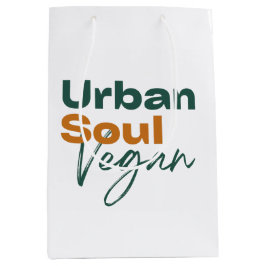 Sacola Para Presentes Média Urban Soul Vegan