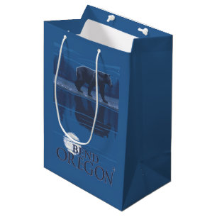 Sacola Para Presentes Média Urso no luar - curvatura, Oregon