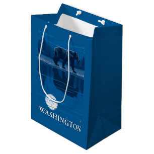 Sacola Para Presentes Média Urso no luar - Washington