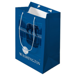 Sacola Para Presentes Média Urso no luar - Washington