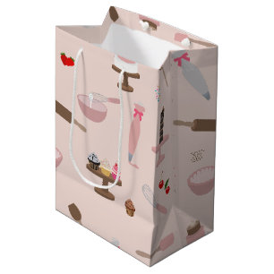 Sacola Para Presentes Média Utensílios de Cozinha e Confeitaria Padaria Cozinh