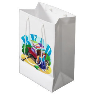 Sacola Para Presentes Média Vagão do Livro