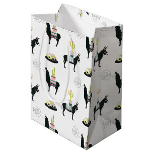 Sacola Para Presentes Média Vamos Taco Sobre Amor
