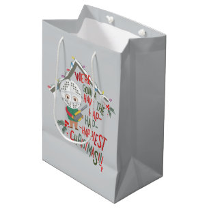 Sacola Para Presentes Média Vamos ter o Natal mais feliz do Hap-Hap