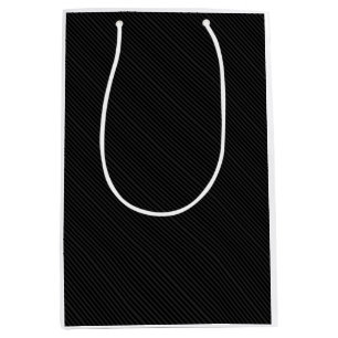 Sacola Para Presentes Média Velvet preto