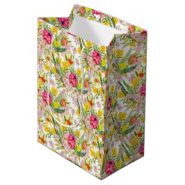 Sacola Para Presentes Média Verão Tropical Australiano