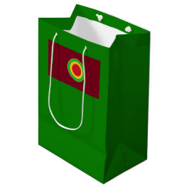 Sacola Para Presentes Média Verde de Natal