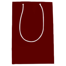 Sacola Para Presentes Média Vermelho Rico (Sólido)