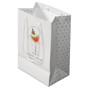 Sacola Para Presentes Média Vestidos para Amar Vinho Coquetel Moderno