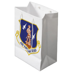 Sacola Para Presentes Média Veterano Militar da Guarda Aérea Nacional