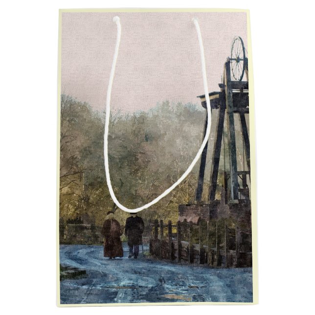 SACOLA PARA PRESENTES MÉDIA VICTORIAN ENGLAND (Frente)