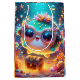 Sacola Para Presentes Média Vida marinha