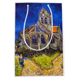 Sacola Para Presentes Média Vincent van Gogh - A Igreja em Auvers