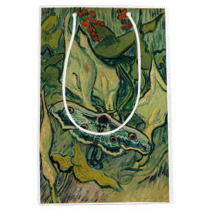 Sacola Para Presentes Média Vincent van Gogh - Giant Peacock Moth