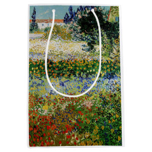 Sacola Para Presentes Média Vincent van Gogh - Jardim de Flores