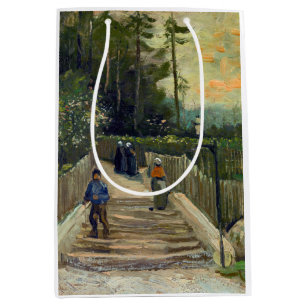 Sacola Para Presentes Média Vincent van Gogh - Traçado em Montmartre
