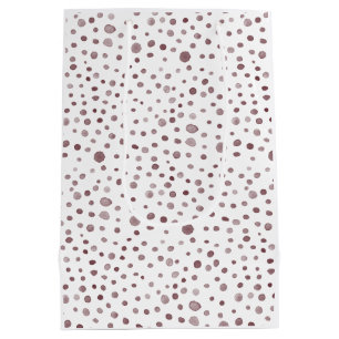 Sacola Para Presentes Média Vinho Confetti Watercolor Dag Bag Gift