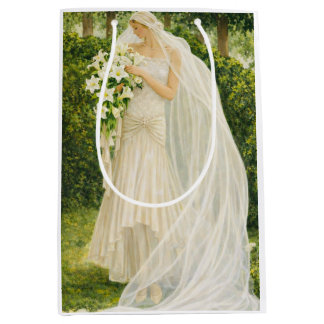Sacola Para Presentes Média Vintage bride Gift Bag