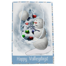 Voleibol Snowman Natal