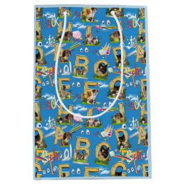 Sacola Para Presentes Média Voltar à Escola ABC Repetir Design