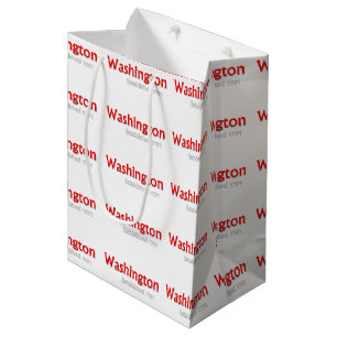 Sacola Para Presentes Média Washington estabeleceu o Gift Bag Medium, Matte