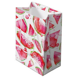 Sacola Para Presentes Média Watercolor Melancia 1