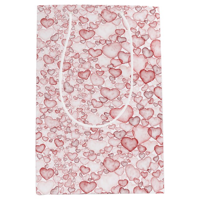 Sacola Para Presentes Média watercolor seamless pattern (Frente)