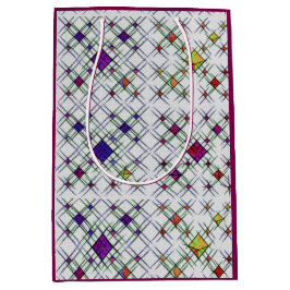 Sacola Para Presentes Média Weave Quântica