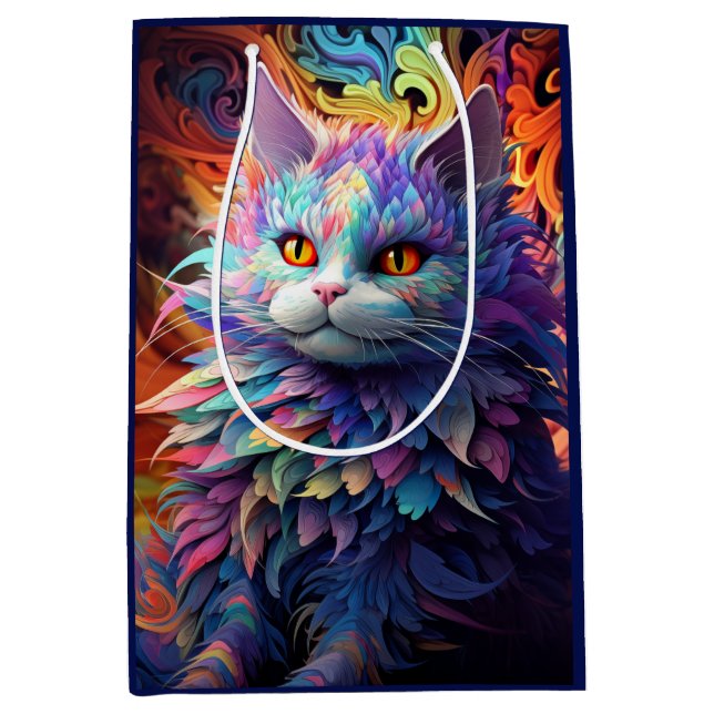 Sacola Para Presentes Média Whisker Wonder (Frente)