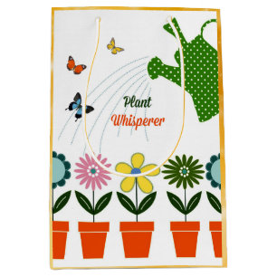 Sacola Para Presentes Média Whisperer De Planta - Como Seu Jardim Cresce?