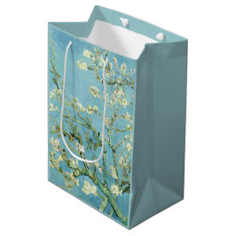 Sacola Para Presentes Média White almond blossom by Vincent Van Gogh