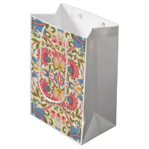 Sacola Para Presentes Média William Morris Lodden floral wallpaper
