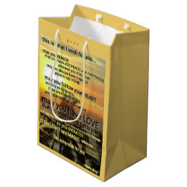 Sacola Para Presentes Média WISH Medium Gift Bag, da Poeta Adiela Akoo
