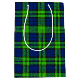 Sacola Para Presentes Média Xadrez Blackwatch Tartan