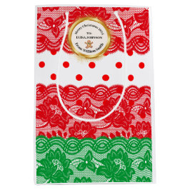 SACOLA PARA PRESENTES MÉDIA XMAS GIFT BAG