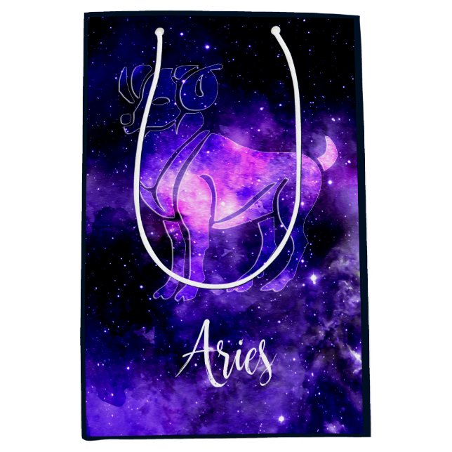 Sacola Para Presentes Média Zodíaco: Aries (Frente)
