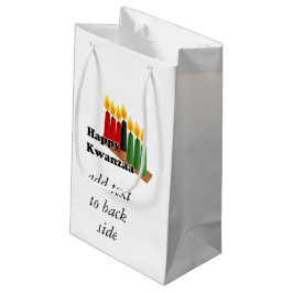 Sacola Para Presentes Pequena 12-26 Happy Kwanzaa