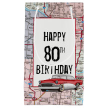 80 Birthday Old Buick No Mapa