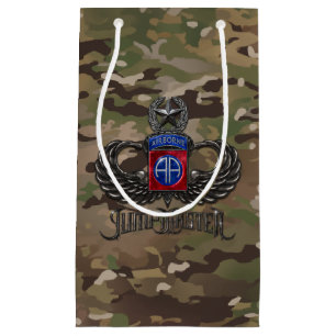 Sacola Para Presentes Pequena 82º aeroporto Jumpmaster Camo